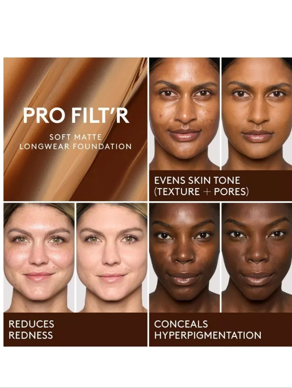 NWOB FENTY BEAUTY PRO FILTR SOFT MATTE LONGWEAR LIQUID FOUNDATION 125